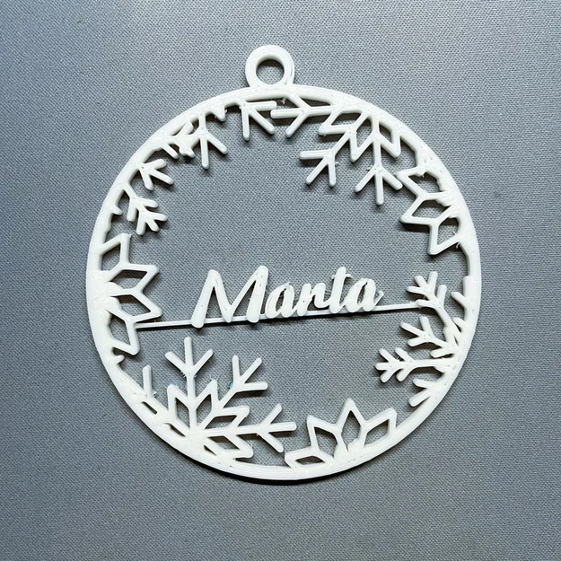 Đồ trang trí Giáng sinh hình bông tuyết - Tên tiếng Ba Lan (bombka) - Image 10