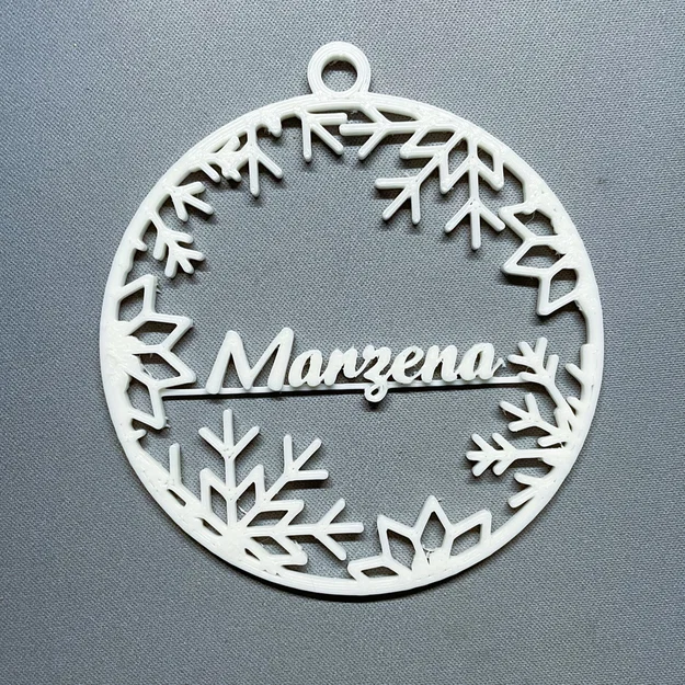 Đồ trang trí Giáng sinh hình bông tuyết - Tên tiếng Ba Lan (bombka) - Image 11