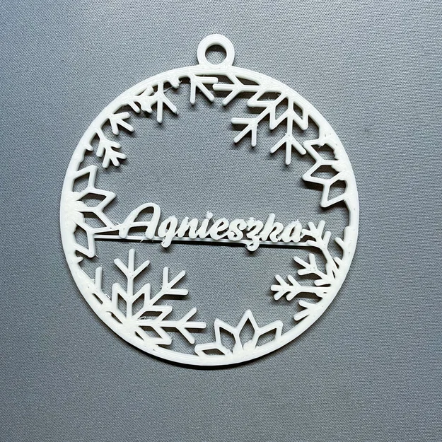 Đồ trang trí Giáng sinh hình bông tuyết - Tên tiếng Ba Lan (bombka) - Image 12