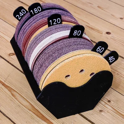 Hộp đựng giấy nhám 125mm và 150mm có vách ngăn