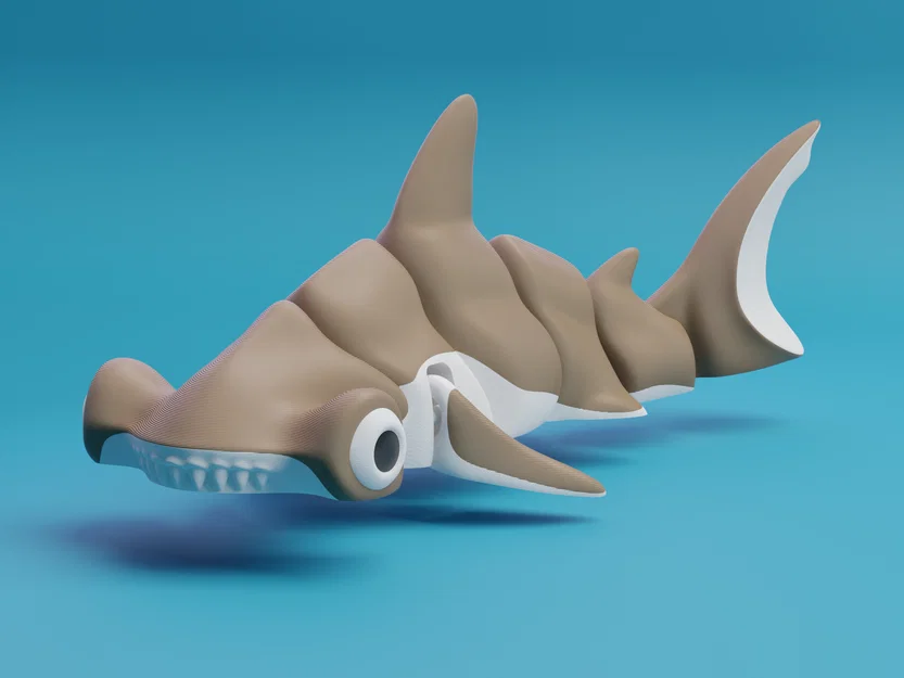 Cá Mập Đầu Búa Khớp Nối 2.0 (Articulated Hammerhead Shark 2.0) - Image 1