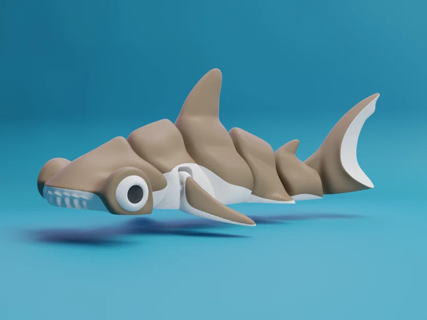 Cá Mập Đầu Búa Khớp Nối 2.0 (Articulated Hammerhead Shark 2.0) - Image 2