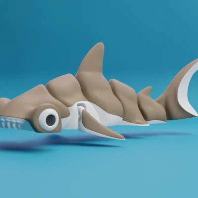 Cá Mập Đầu Búa Khớp Nối 2.0 (Articulated Hammerhead Shark 2.0)
