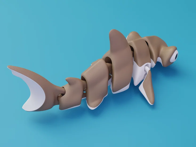 Cá Mập Đầu Búa Khớp Nối 2.0 (Articulated Hammerhead Shark 2.0) - Image 3