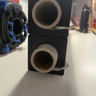 Giá đỡ cuộn giấy gói quà 3D thông minh - Xếp chồng, gắn tường cực gọn