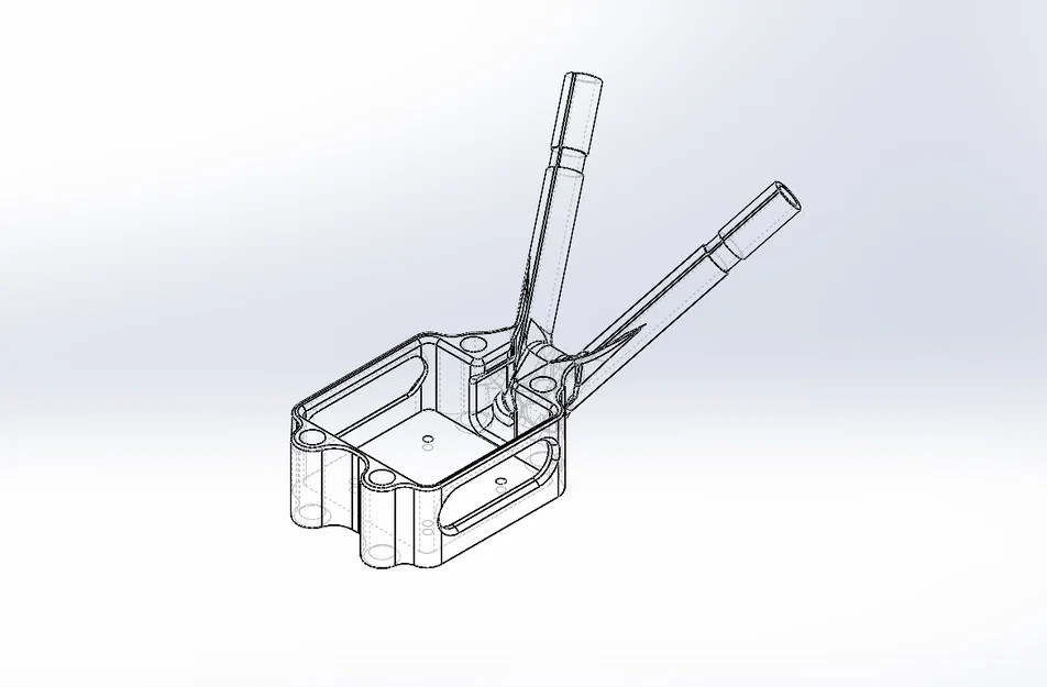 Ngàm gắn CaddxFPV Walksnail Moonlight VTX cho TBS Source One V5 - Image 2