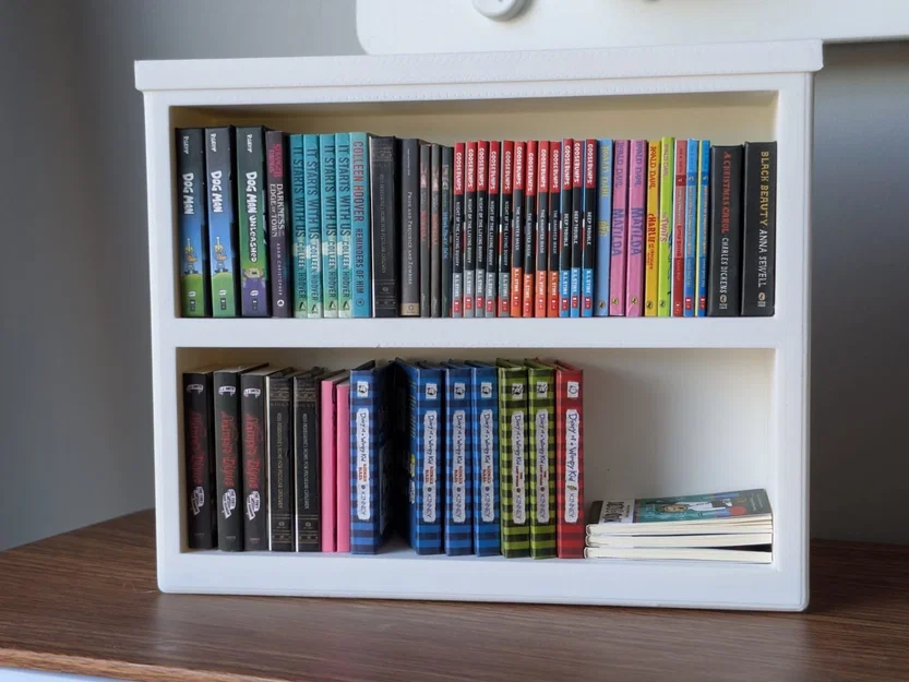 Kệ Trưng Bày Sách Tí Hon Cho Zuru Mini Brands (3D Printable) - Image 1