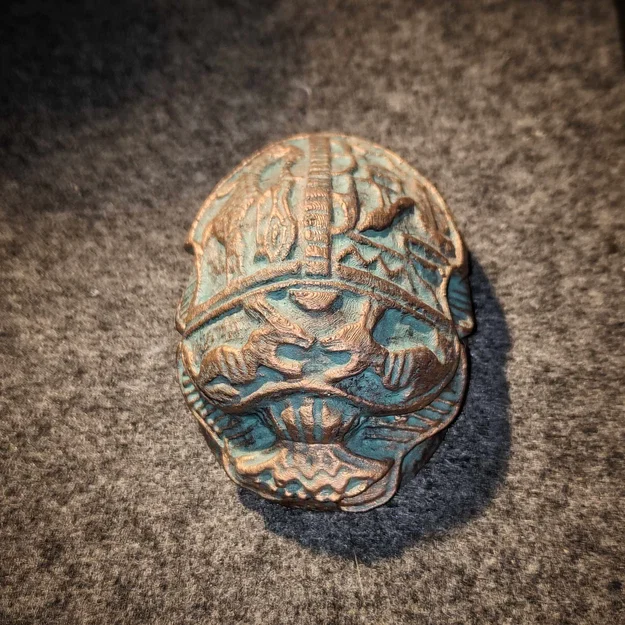 Mô hình 3D bọ hung Scarabaeus Ai Cập trang trí cực chất - Image 2