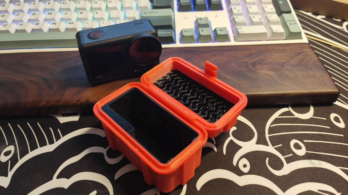 Hộp chống sốc bền bỉ cho DJI Action 4 / 5 kèm đệm lót - Image 2