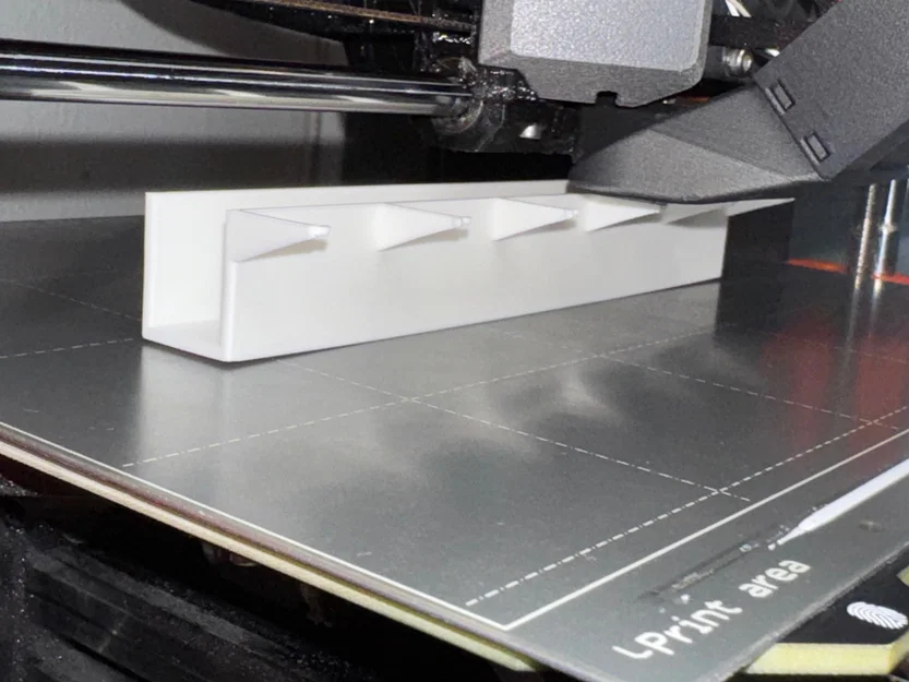 Móc treo khăn cho cửa tủ bếp Ikea (Overhang 70 độ, không cần support) - Image 3