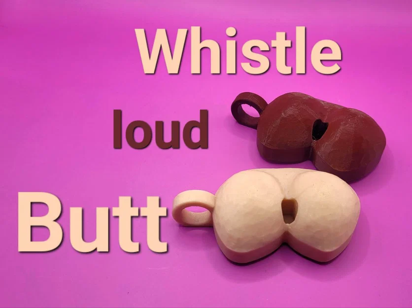 Mô hình Butt Whistle - Còi thổi in 3D độc đáo và siêu vui nhộn - Image 1