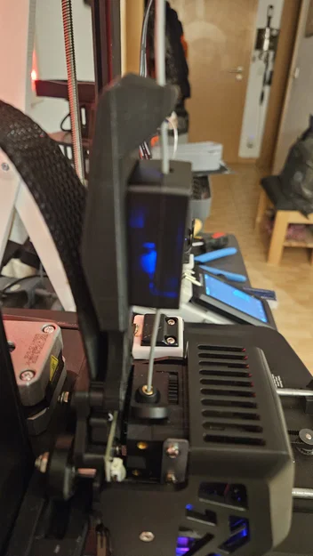 Giá đỡ gắn cảm biến hết nhựa cho Ender-3 V3 SE/KE trên đầu in - Image 3