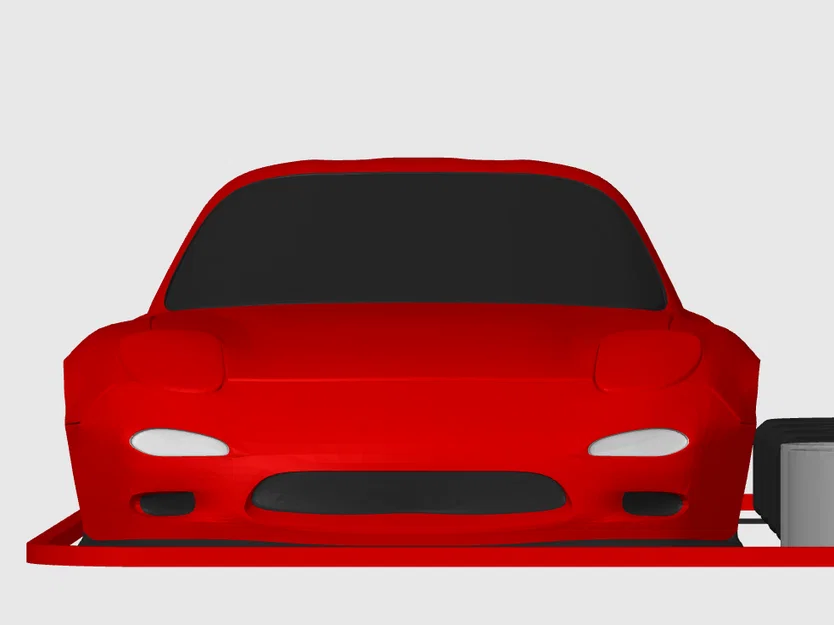 Mô hình Mazda RX-7 (FD3S) Kit Card (Tỷ lệ 1:24) - Image 4