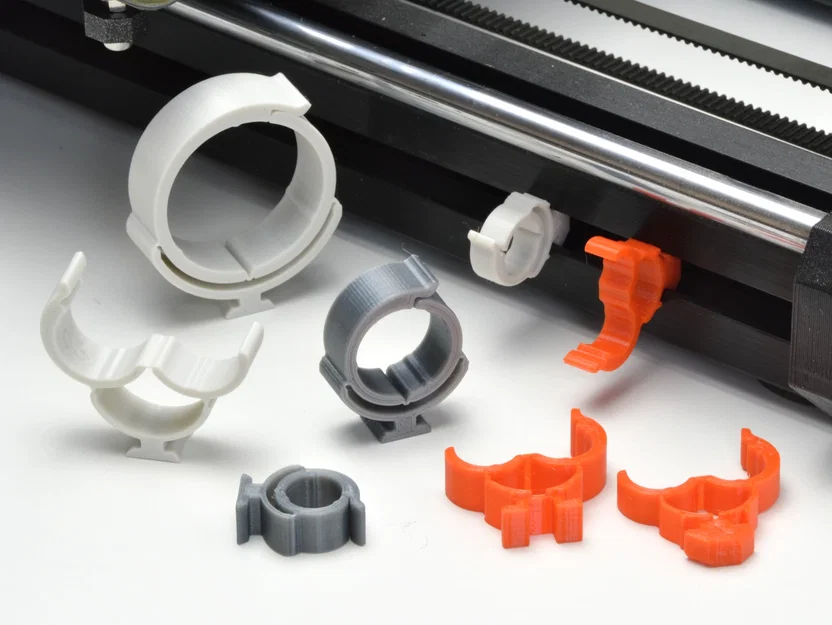 Bộ sưu tập kẹp cơ cấu đàn hồi (Compliant Mechanism Ring Clip Repository) - Image 1