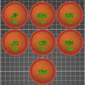 Khuôn in dấu cho bóng Golf (Golf Ball Marker Stencil) - Thumbnail 2