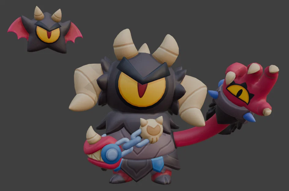 Mô hình 3D Demon Otis - Brawl Stars cực chất cho game thủ - Image 1