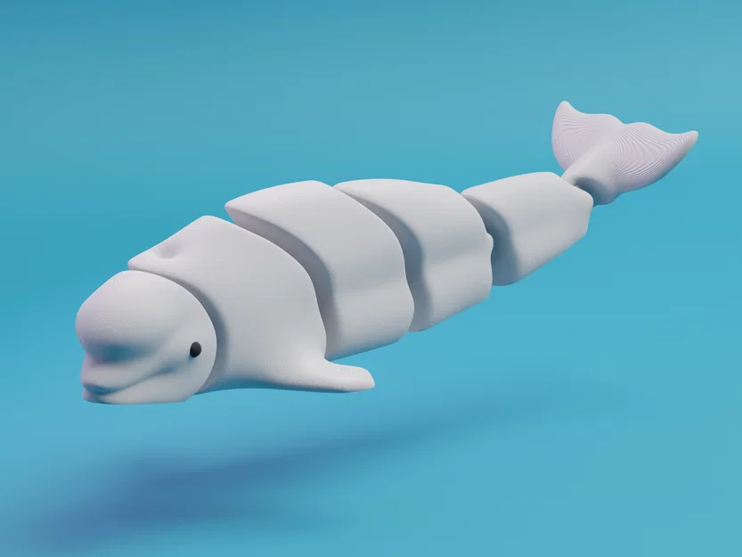 Cá voi Beluga khớp nối (Articulated Beluga whale) - Image 1