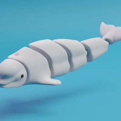 Cá voi Beluga khớp nối (Articulated Beluga whale)
