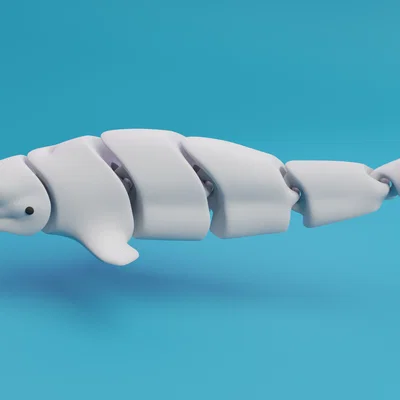 Cá voi Beluga khớp nối (Articulated Beluga whale)