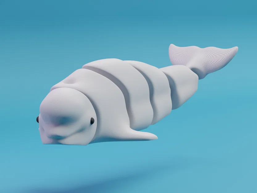 Cá voi Beluga khớp nối (Articulated Beluga whale) - Image 3