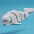Cá voi Beluga khớp nối (Articulated Beluga whale) - Thumbnail 3
