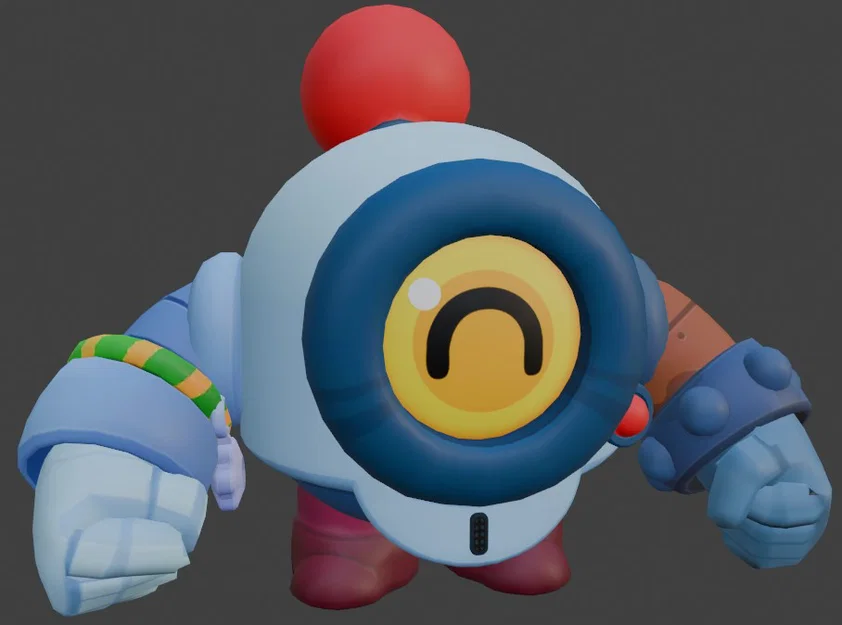 Mô hình 3D Nani trong Brawl Stars cực chi tiết - Image 2
