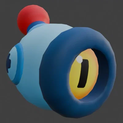 Mô hình 3D Nani trong Brawl Stars cực chi tiết