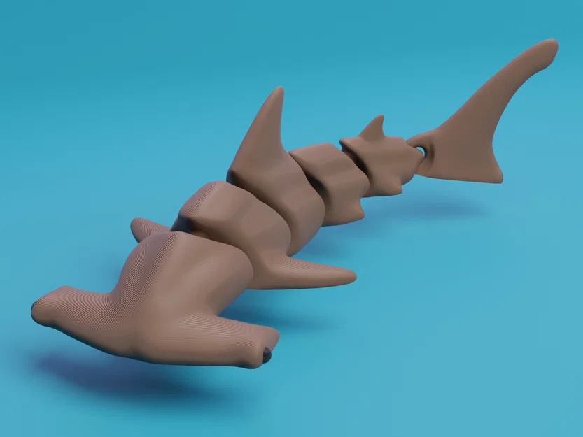 Mô hình Cá mập đầu búa khớp nối (Articulated Hammerhead Shark) - Image 1