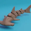 Mô hình Cá mập đầu búa khớp nối (Articulated Hammerhead Shark) - Thumbnail 1