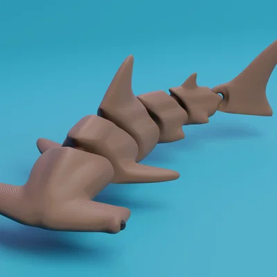Mô hình Cá mập đầu búa khớp nối (Articulated Hammerhead Shark)