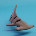 Mô hình Cá mập đầu búa khớp nối (Articulated Hammerhead Shark) - Thumbnail 2