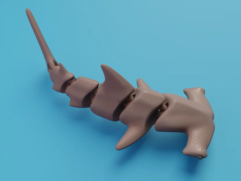 Mô hình Cá mập đầu búa khớp nối (Articulated Hammerhead Shark) - Image 3
