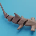 Mô hình Cá mập đầu búa khớp nối (Articulated Hammerhead Shark) - Thumbnail 3