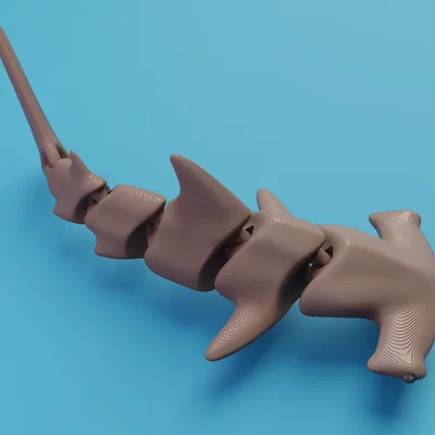 Mô hình Cá mập đầu búa khớp nối (Articulated Hammerhead Shark)