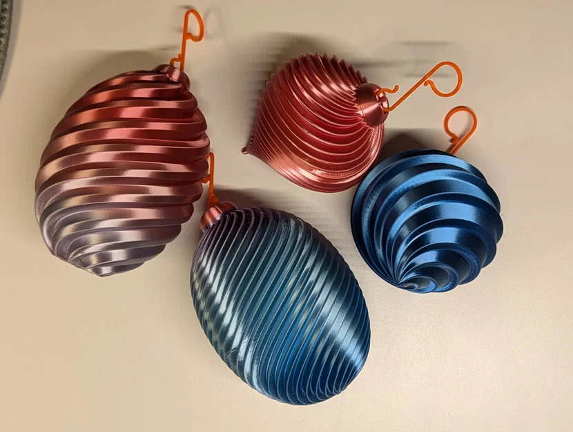 Quả cầu trang trí Giáng sinh - In 3D nhanh bằng Vase mode - Image 2