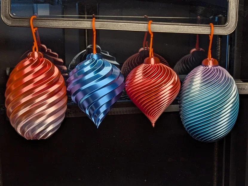 Quả cầu trang trí Giáng sinh - In 3D nhanh bằng Vase mode - Image 3