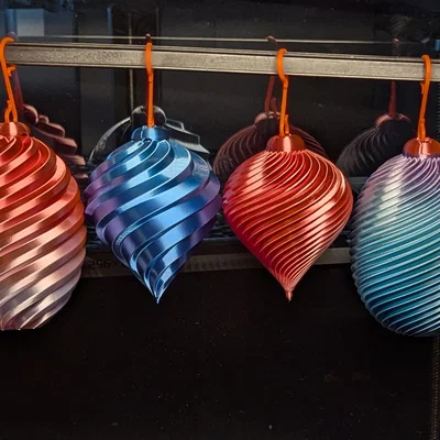 Quả cầu trang trí Giáng sinh - In 3D nhanh bằng Vase mode