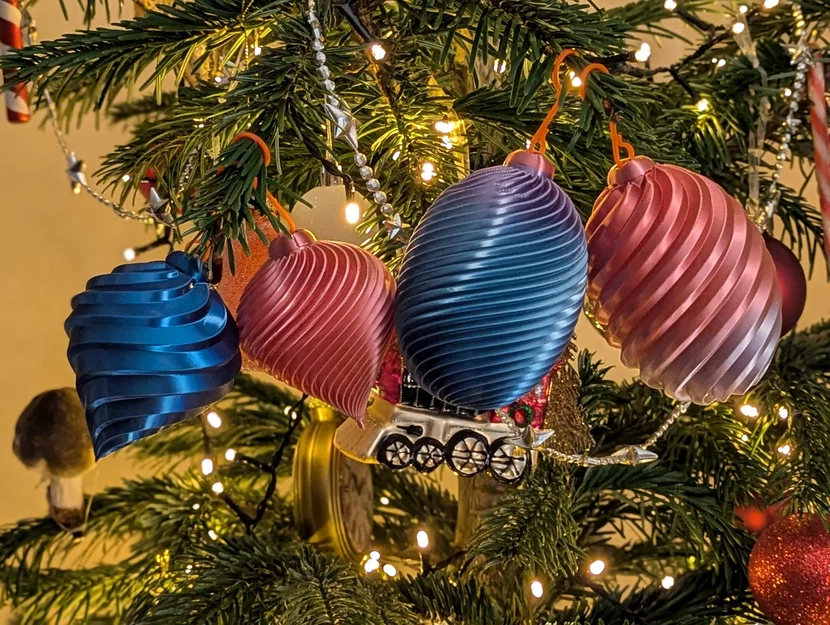 Quả cầu trang trí Giáng sinh - In 3D nhanh bằng Vase mode - Image 4