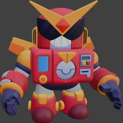 Mô hình 3D Surge trong Brawl Stars: Hướng dẫn in ấn chi tiết