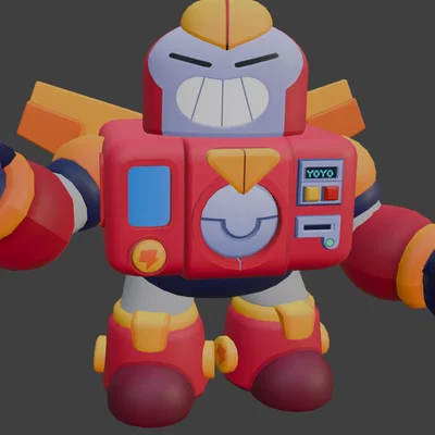 Mô hình 3D Surge trong Brawl Stars: Hướng dẫn in ấn chi tiết