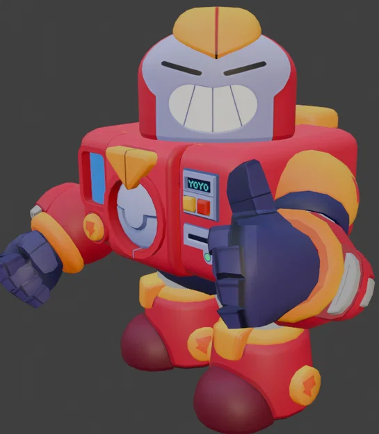 Mô hình 3D Surge trong Brawl Stars: Hướng dẫn in ấn chi tiết - Image 4