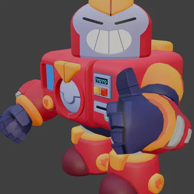 Mô hình 3D Surge trong Brawl Stars: Hướng dẫn in ấn chi tiết