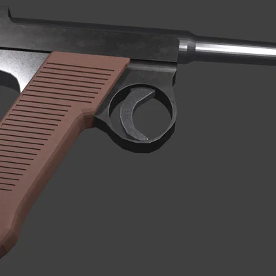 Mô hình súng ngắn Nambu (Nambu Pistol) - Đạo cụ in 3D chất lượng