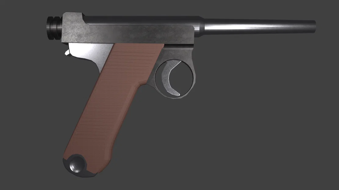 Mô hình súng ngắn Nambu (Nambu Pistol) - Đạo cụ in 3D chất lượng - Image 2