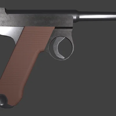 Mô hình súng ngắn Nambu (Nambu Pistol) - Đạo cụ in 3D chất lượng