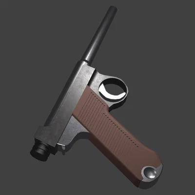 Mô hình súng ngắn Nambu (Nambu Pistol) - Đạo cụ in 3D chất lượng