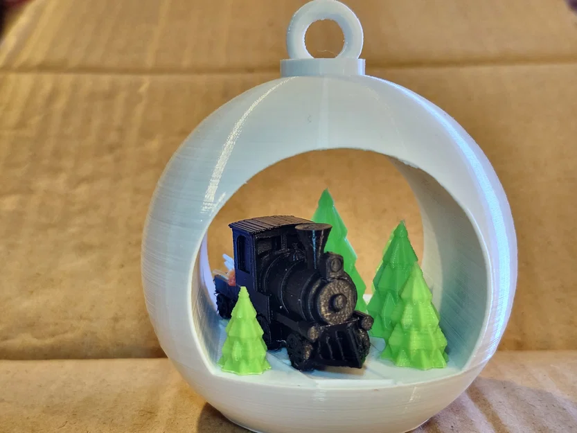 Đồ treo trang trí Noel hình đoàn tàu - Image 1