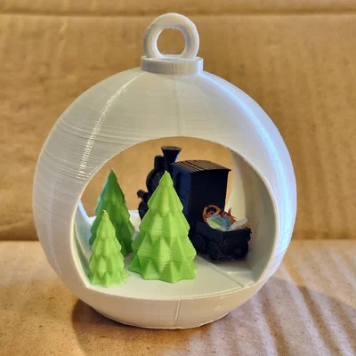 Đồ treo trang trí Noel hình đoàn tàu