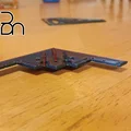 Mô hình Kit Card Máy bay ném bom Northrop B-2 Spirit - Thumbnail 3