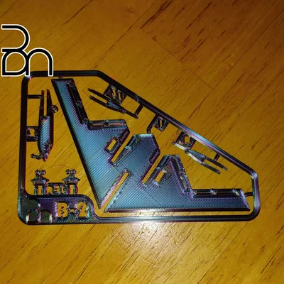 Mô hình Kit Card Máy bay ném bom Northrop B-2 Spirit